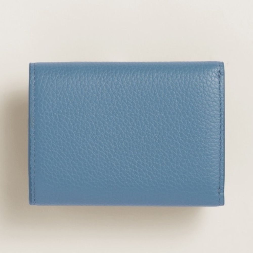 Miu Miu Vitello Dyno Leather Wallet Light Blue - image 3